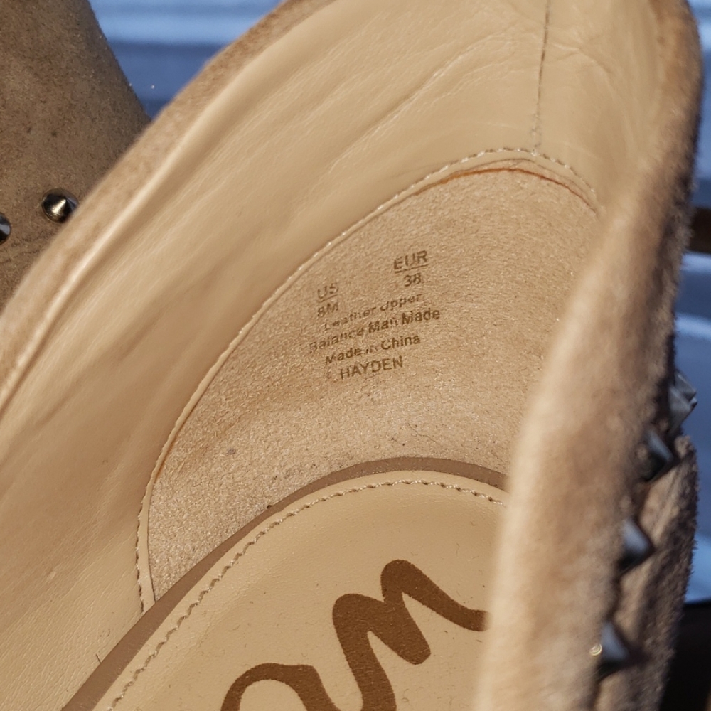 Sam Edelman Hyden tan leather high heels - Picture 6 of 10